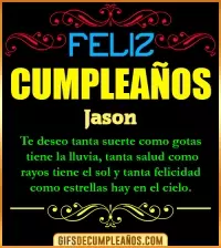 Frases de Cumpleaños Jason
